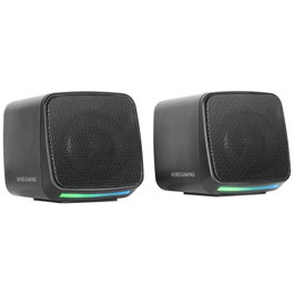 Mars Gaming MS-PRO Altavoces 2.0 con Iluminación RGB Flow Negro